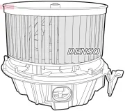 Innenraumgebläse 12 V DENSO DEA37001