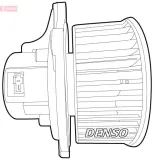 Innenraumgebläse 12 V DENSO DEA43003