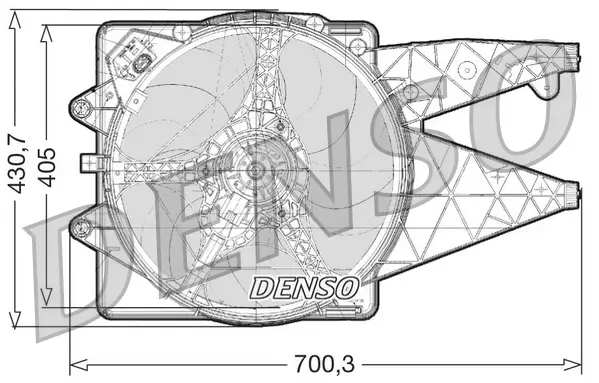 Lüfter, Motorkühlung DENSO DER01020