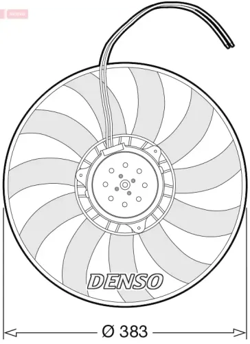 Lüfter, Motorkühlung 12 V DENSO DER02007 Bild Lüfter, Motorkühlung 12 V DENSO DER02007