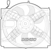 Lüfter, Motorkühlung DENSO DER05004