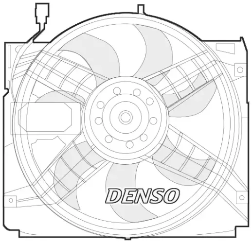 Lüfter, Motorkühlung DENSO DER05004 Bild Lüfter, Motorkühlung DENSO DER05004