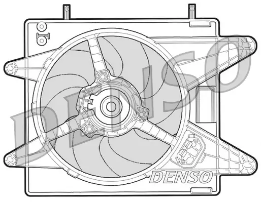 Lüfter, Motorkühlung 12 V DENSO DER09001 Bild Lüfter, Motorkühlung 12 V DENSO DER09001