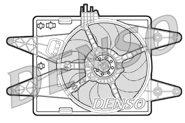 Lüfter, Motorkühlung 12 V DENSO DER09022