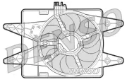 Lüfter, Motorkühlung 12 V DENSO DER09023