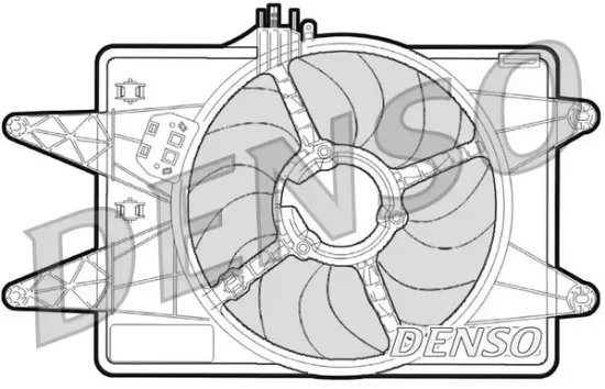 Lüfter, Motorkühlung 12 V DENSO DER09024 Bild Lüfter, Motorkühlung 12 V DENSO DER09024