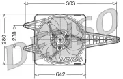 Lüfter, Motorkühlung 12 V DENSO DER09029