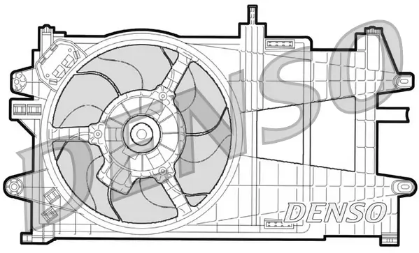 Lüfter, Motorkühlung 12 V DENSO DER09033