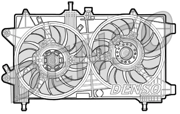 Lüfter, Motorkühlung 12 V DENSO DER09043