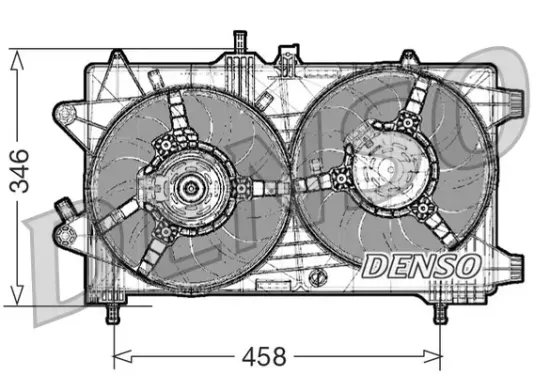Lüfter, Motorkühlung DENSO DER09044 Bild Lüfter, Motorkühlung DENSO DER09044