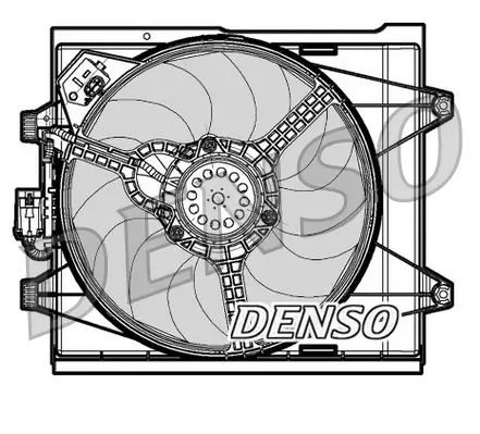 Lüfter, Motorkühlung 12 V DENSO DER09048