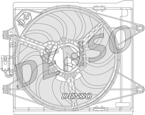 Lüfter, Motorkühlung DENSO DER09051 Bild Lüfter, Motorkühlung DENSO DER09051