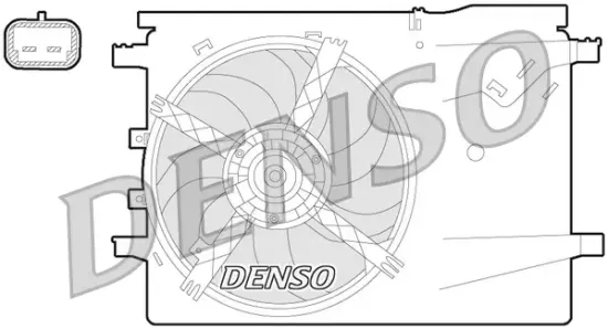 Lüfter, Motorkühlung 12 V DENSO DER09058 Bild Lüfter, Motorkühlung 12 V DENSO DER09058