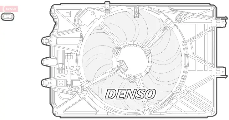 Lüfter, Motorkühlung DENSO DER09069