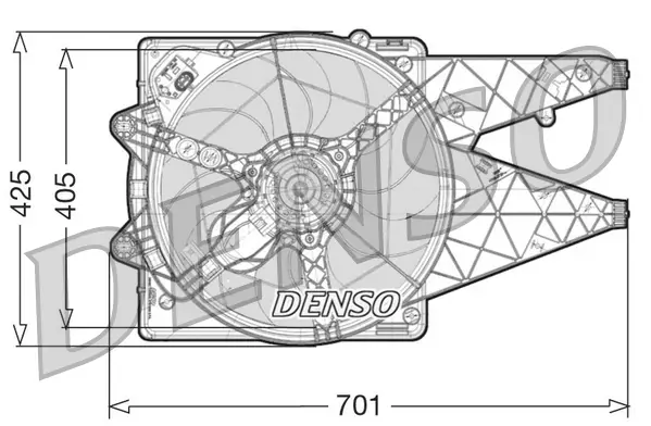 Lüfter, Motorkühlung DENSO DER09100