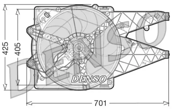 Lüfter, Motorkühlung DENSO DER09101 Bild Lüfter, Motorkühlung DENSO DER09101