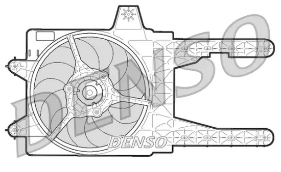 Lüfter, Motorkühlung 12 V DENSO DER09245 Bild Lüfter, Motorkühlung 12 V DENSO DER09245