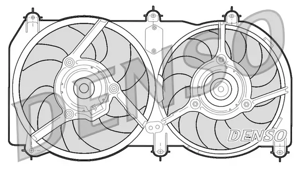 Lüfter, Motorkühlung 12 V DENSO DER09246