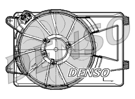 Lüfter, Motorkühlung 12 V DENSO DER09301 Bild Lüfter, Motorkühlung 12 V DENSO DER09301