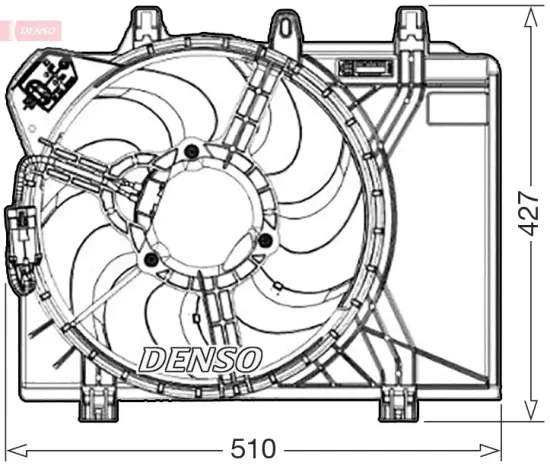 Lüfter, Motorkühlung DENSO DER09312 Bild Lüfter, Motorkühlung DENSO DER09312