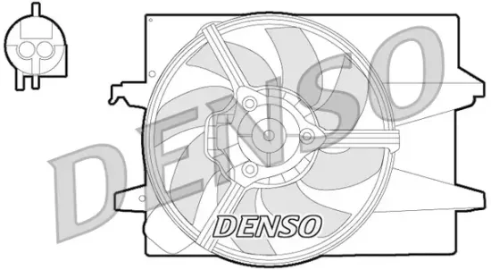 Lüfter, Motorkühlung 12 V DENSO DER10004 Bild Lüfter, Motorkühlung 12 V DENSO DER10004