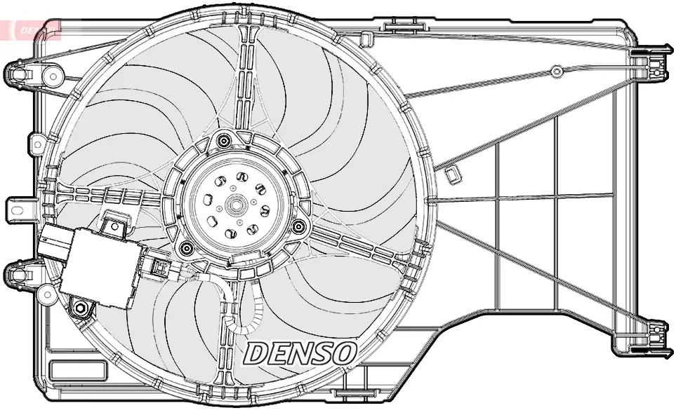 Lüfter, Motorkühlung DENSO DER20001