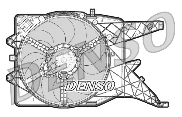 Lüfter, Motorkühlung 12 V DENSO DER20011