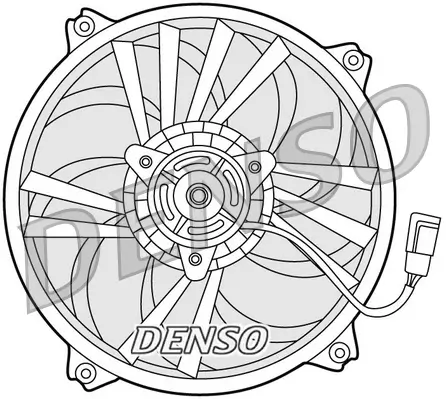 Lüfter, Motorkühlung DENSO DER21015 Bild Lüfter, Motorkühlung DENSO DER21015