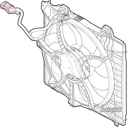Lüfter, Motorkühlung DENSO DER21026 Bild Lüfter, Motorkühlung DENSO DER21026