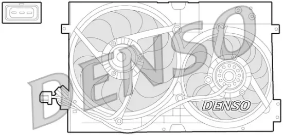 Lüfter, Motorkühlung 12 V DENSO DER32010 Bild Lüfter, Motorkühlung 12 V DENSO DER32010