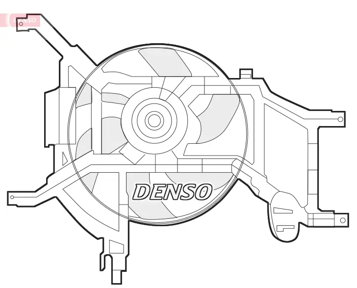 Lüfter, Motorkühlung DENSO DER37002