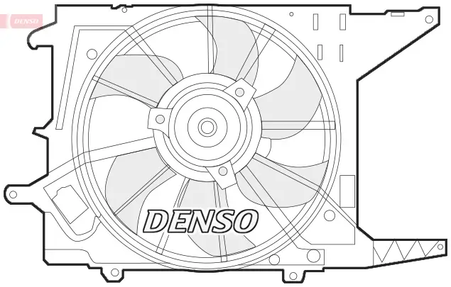 Lüfter, Motorkühlung DENSO DER37003