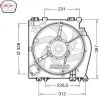 Lüfter, Motorkühlung 12 V DENSO DER46002