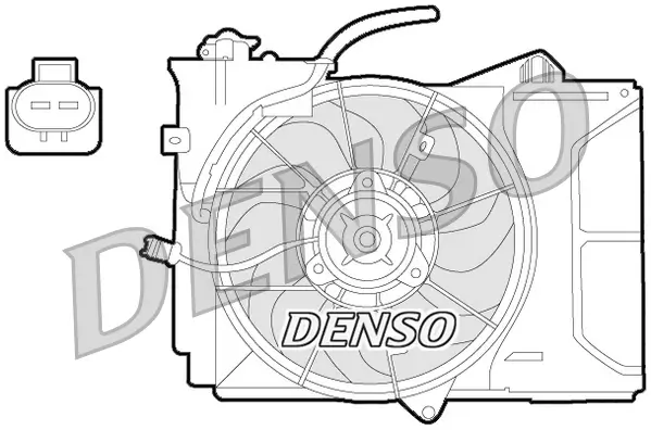 Lüfter, Motorkühlung DENSO DER50001