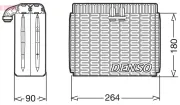 Verdampfer, Klimaanlage DENSO DEV01010