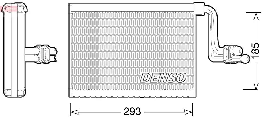 Verdampfer, Klimaanlage DENSO DEV05002