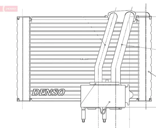 Verdampfer, Klimaanlage DENSO DEV07005 Bild Verdampfer, Klimaanlage DENSO DEV07005