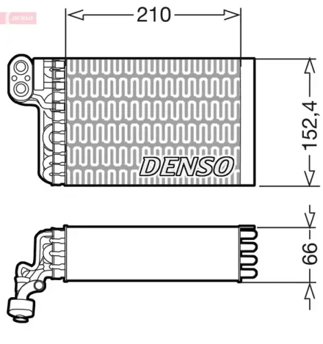 Verdampfer, Klimaanlage DENSO DEV09015 Bild Verdampfer, Klimaanlage DENSO DEV09015