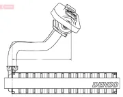 Verdampfer, Klimaanlage DENSO DEV09020