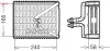 Verdampfer, Klimaanlage DENSO DEV09080