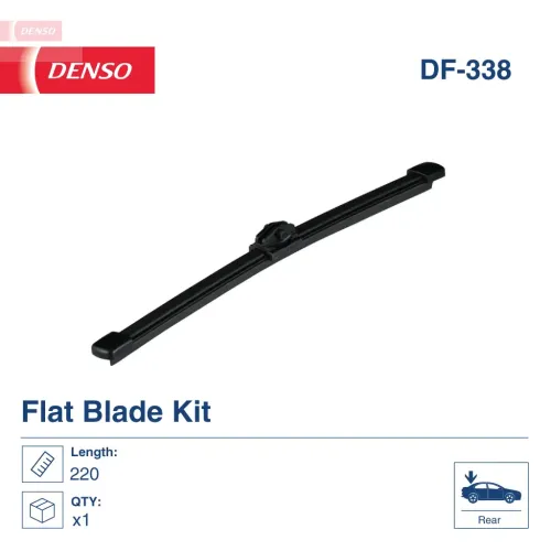 Wischblatt hinten DENSO DF-338 Bild Wischblatt hinten DENSO DF-338
