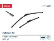 Wischblatt beifahrerseitig fahrerseitig DENSO DF-406