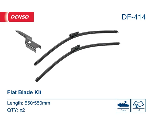 Wischblatt beifahrerseitig fahrerseitig DENSO DF-414