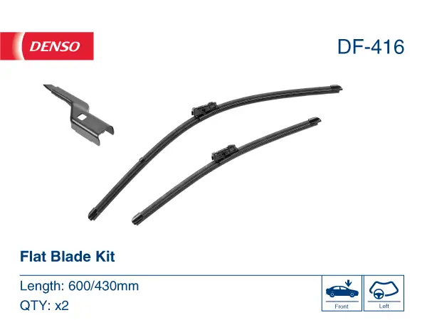 Wischblatt beifahrerseitig fahrerseitig DENSO DF-416