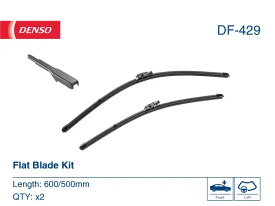 Wischblatt beifahrerseitig fahrerseitig DENSO DF-429 Bild Wischblatt beifahrerseitig fahrerseitig DENSO DF-429