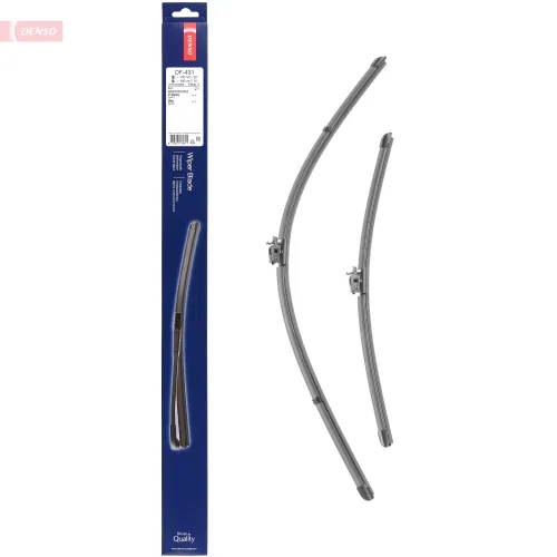 Wischblatt beifahrerseitig fahrerseitig DENSO DF-431 Bild Wischblatt beifahrerseitig fahrerseitig DENSO DF-431