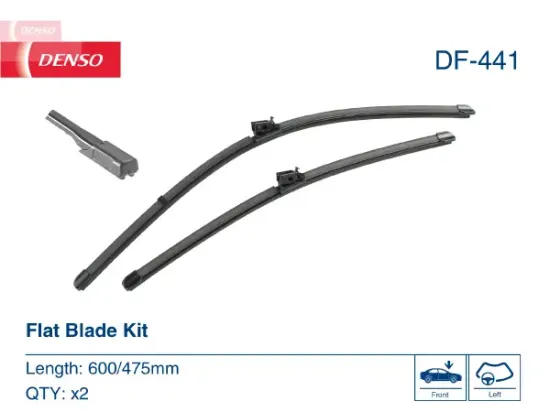 Wischblatt beifahrerseitig fahrerseitig DENSO DF-441 Bild Wischblatt beifahrerseitig fahrerseitig DENSO DF-441