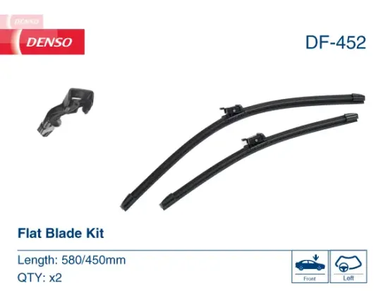 Wischblatt vorne DENSO DF-452 Bild Wischblatt vorne DENSO DF-452