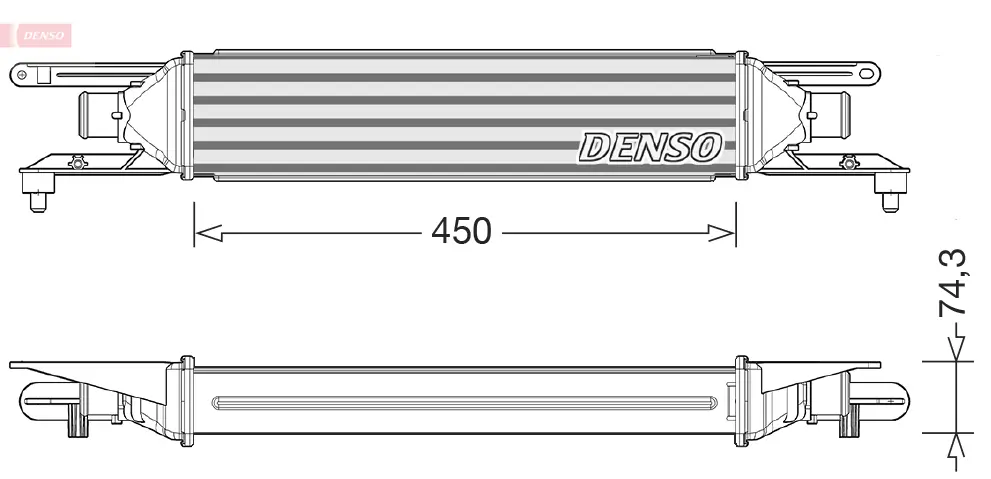 Ladeluftkühler DENSO DIT01007