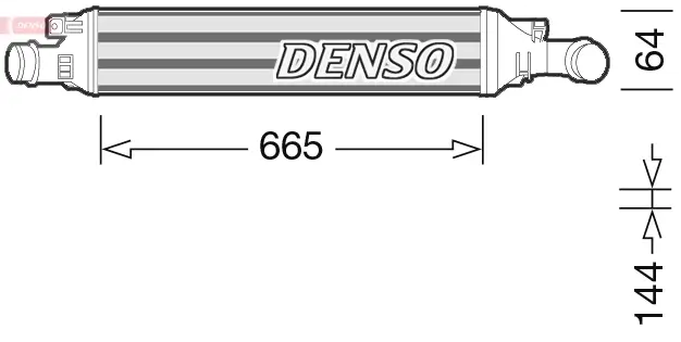 Ladeluftkühler DENSO DIT02036